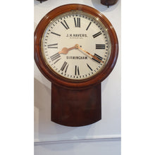 Load image into Gallery viewer, A Rare Victorian 24-inch English Drop Dial Clock