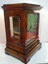 Load image into Gallery viewer, An English Victorian Walnut Library Four-Glass clock
