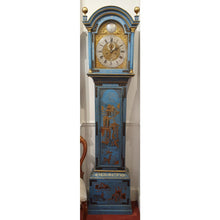 Load image into Gallery viewer, An English George III Blue Laquered Longcase Clock