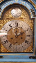 Load image into Gallery viewer, An English George III Blue Laquered Longcase Clock