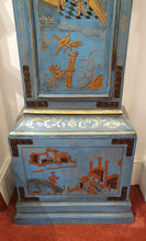 Load image into Gallery viewer, An English George III Blue Laquered Longcase Clock