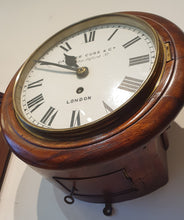 Load image into Gallery viewer, A 8-Inch Mahogany Dial Clock
