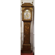 Load image into Gallery viewer, A George III Laquered Longcase Clock. 8 day brass Dial movement. Very original laquered case.