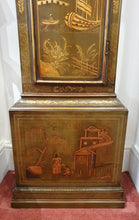 Load image into Gallery viewer, A George III Laquered Longcase Clock. 8 day brass Dial movement. Very original laquered case.