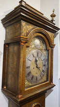Load image into Gallery viewer, A George III Laquered Longcase Clock. 8 day brass Dial movement. Very original laquered case.