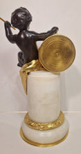 Load image into Gallery viewer, A Small French Cherub Clock 19th Cent.