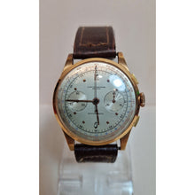 Load image into Gallery viewer, A Manual Wind Chronograph Wristwatch, by Chrono Swiss, 18ct gold