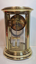 Load image into Gallery viewer, A Fine Quality Late 19th Cent French polished and laquered drum shape Four-Glass Clock