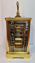 Load image into Gallery viewer, A Fine Quality Late 19th Century French Gilt Corniche Cased Repeating Carriage Clock By SJ Rety Pollfr, Paris