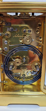 Load image into Gallery viewer, A Fine Quality Late 19th Century French Gilt Corniche Cased Repeating Carriage Clock By SJ Rety Pollfr, Paris