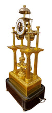 Load image into Gallery viewer, An Unusual Large French Clock With Waterfall Automation