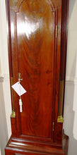 Load image into Gallery viewer, An English George III 18th Century Flame Mahogany Moonroller Longcase Clock
