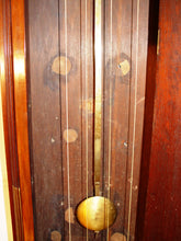 Load image into Gallery viewer, An English George III 18th Century Flame Mahogany Moonroller Longcase Clock