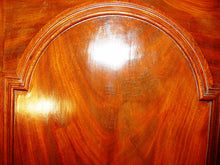 Load image into Gallery viewer, An English George III 18th Century Flame Mahogany Moonroller Longcase Clock