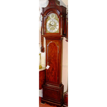 Load image into Gallery viewer, An English George III Late 18th Century Flame Mahogany Longcase Clock By Lozano