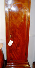Load image into Gallery viewer, An English George III Late 18th Century Flame Mahogany Longcase Clock By Lozano