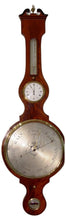 Load image into Gallery viewer, A 12 Inch Dial Giant Size 19th Cent Regency Wheel Barometer With Clock