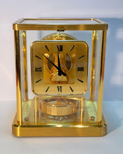 Load image into Gallery viewer, A 1980's Jaeger-LeCoultre Gilt Square Dial Atmos Clock, 540 cal