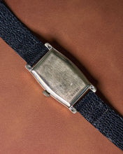 Load image into Gallery viewer, JW Benson–Retailed Marine “Water Proof” Tonneau Wristwatch in 9ct Gold (1929)