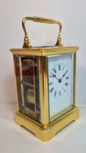 Load image into Gallery viewer, A mid-19th century French Corniche Case Repeater Carriage Clock