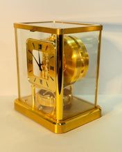 Load image into Gallery viewer, A 1980's Jaeger-LeCoultre Gilt Square Dial Atmos Clock, 540 cal