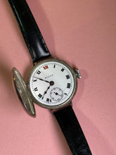 Load image into Gallery viewer, Rolex Ladies’ Silver Half-Hunter Guilloché Enamel Cocktail Watch
