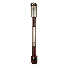 Load image into Gallery viewer, A Fine Regency Mahogany London Made Flat-to-the-wall Bow fronted Stick Barometer
