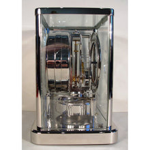 Load image into Gallery viewer, A Rhodium Plated 1990 Jaeger 540 Cal Swiss Elysee Atmos Clock