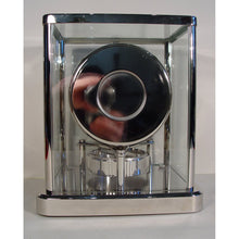 Load image into Gallery viewer, A Rhodium Plated 1990 Jaeger 540 Cal Swiss Elysee Atmos Clock