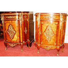 Load image into Gallery viewer, A Near Pair of 19th Century French Kingwood, Rosewood and Gilt Brass Mounted Side Cabinets,