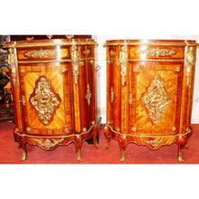 Load image into Gallery viewer, A Near Pair of 19th Century French Kingwood, Rosewood and Gilt Brass Mounted Side Cabinets,
