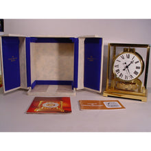 Load image into Gallery viewer, A 1960's Jaeger National Maritime Museum Classic Model Swiss Atmos Clock With Box And Papers.