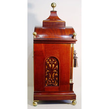 Load image into Gallery viewer, A Victorian Mahogany 8-Bell/4-gong Triple Fusee Bracket Clock
