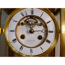 Load image into Gallery viewer, A John Walker, London, Late 19th Cent French Gilt Bronze Gorge Cased Four-Glass Clock