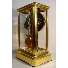 Load image into Gallery viewer, A John Walker, London, Late 19th Cent French Gilt Bronze Gorge Cased Four-Glass Clock
