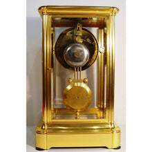 Load image into Gallery viewer, A John Walker, London, Late 19th Cent French Gilt Bronze Gorge Cased Four-Glass Clock
