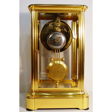 Load image into Gallery viewer, A John Walker, London, Late 19th Cent French Gilt Bronze Gorge Cased Four-Glass Clock