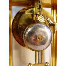 Load image into Gallery viewer, A John Walker, London, Late 19th Cent French Gilt Bronze Gorge Cased Four-Glass Clock