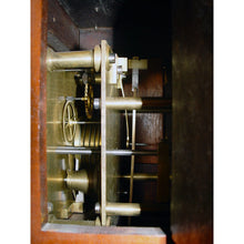 Load image into Gallery viewer, A Very Rare Large Size 18-Inch English Mid Victorian Fine Quality Mahogany Double Dial Wall Clock