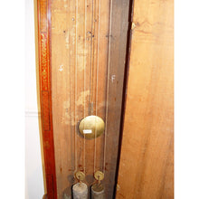 Load image into Gallery viewer, An English George III Late 18th Century Red Lacquer 2-train Moonroller Longcase Clock By James Gibb