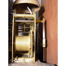 Load image into Gallery viewer, An English George III Late 18th Century Red Lacquer 2-train Moonroller Longcase Clock By James Gibb