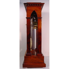Load image into Gallery viewer, An Early 19th cent French Mahogany Portico Table Regulator Clock With Knife Edge Suspensio