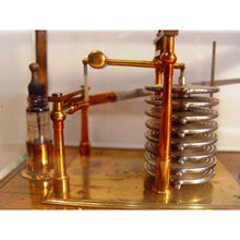 Load image into Gallery viewer, A 1920's Oak English Barograph With Chart Draw And Ink Bottle