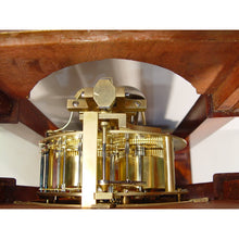 Load image into Gallery viewer, An Early 19th cent French Mahogany Portico Table Regulator Clock With Knife Edge Suspensio