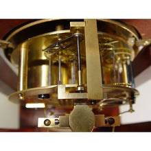Load image into Gallery viewer, An Early 19th cent French Mahogany Portico Table Regulator Clock With Knife Edge Suspensio