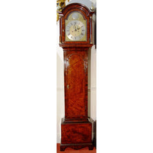 Load image into Gallery viewer, A Very Fine Quality 1750’s English 18th Century George II Burr Walnut Longcase Clock By Joseph Oxley