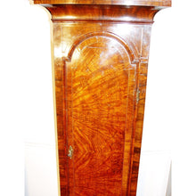 Load image into Gallery viewer, A Very Fine Quality 1750’s English 18th Century George II Burr Walnut Longcase Clock By Joseph Oxley