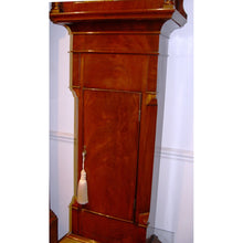 Load image into Gallery viewer, A Regency Flame Mahogany 8-day Weight Driven Scottish Chiming Longcase Clock By "A.P.Given"