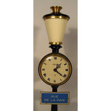 Load image into Gallery viewer, A 1960's Jaeger Le Coultre Gilt Brass Lamp Post Clock