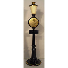 Load image into Gallery viewer, A 1960's Jaeger Le Coultre Gilt Brass Lamp Post Clock